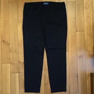 Old Navy Black Patterned Pixie Pants